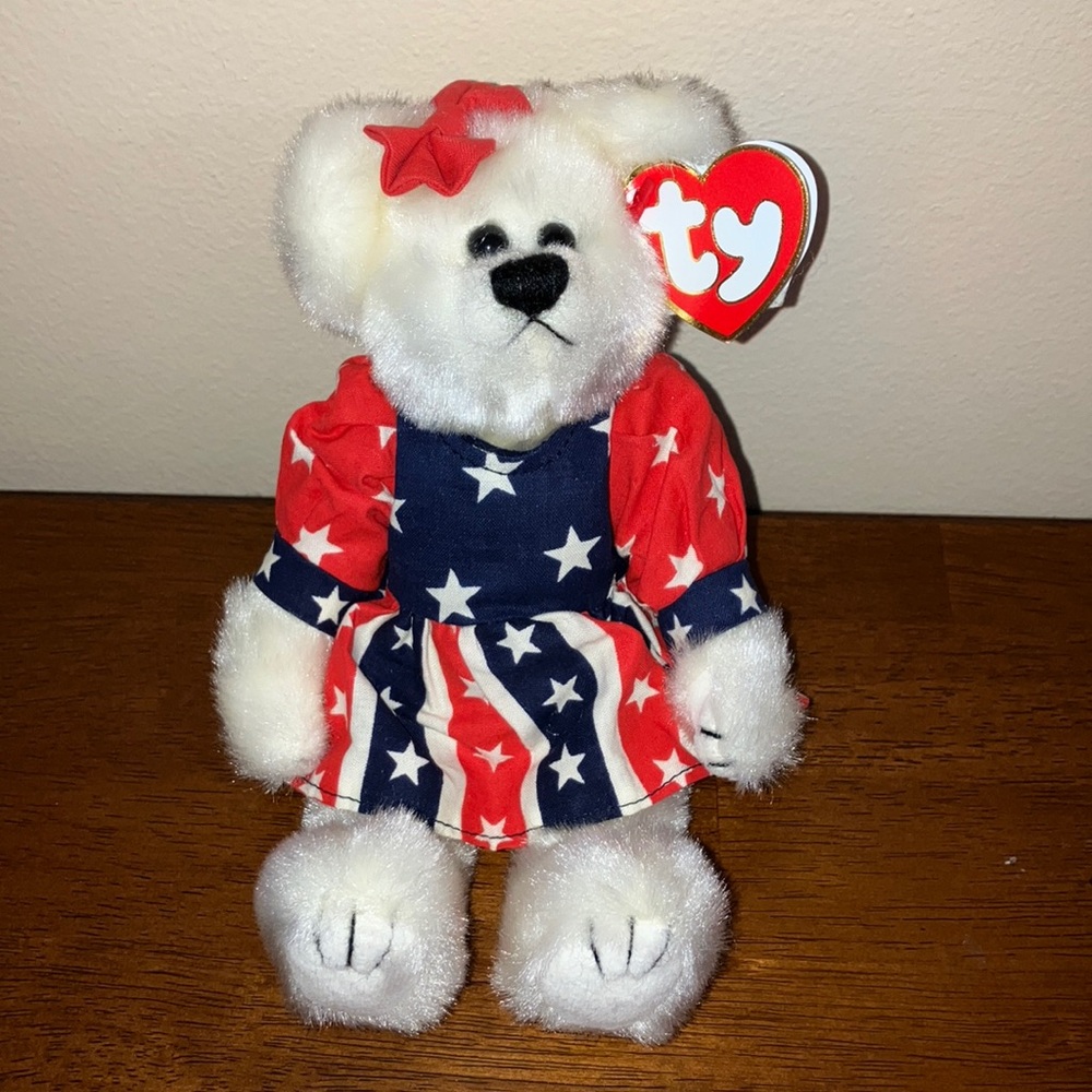 Ty Attic Treasures bear “Franny” July 4